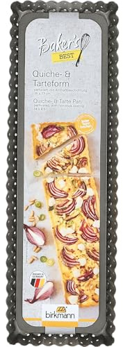 Birkmann, Tarteform - Grau - 35 x 11 cm - Karbonstahl - Antihaftbeschichtung