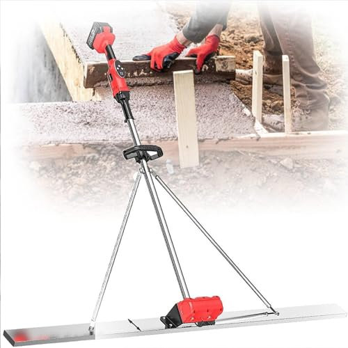 Outil de finition du béton, vibrateur à ciment à batterie, kit vibratoire pour chape en béton, machine de lissage de surface de mur en ciment à haute efficacité, outil de finition de béton pour chap