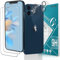 Slanku 2+2 Pack Schutzfolie für iPhone 12 Schutzglas und Kameraschutz, 0.33mm Ultra-klar, Blasenfrei, Ultrabeständig, 9H Härte