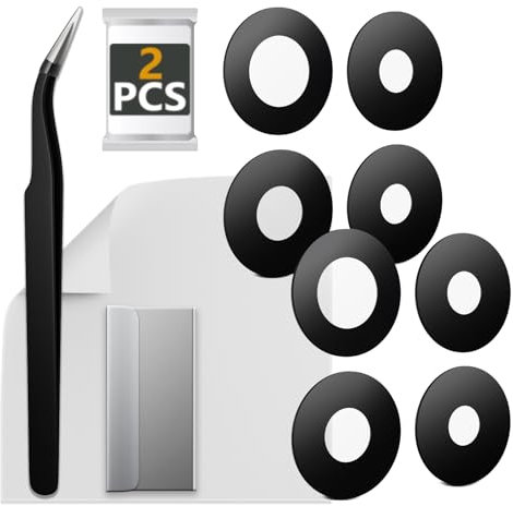 ExtKry 2 Pezzi Vetro Fotocamera per Xiaomi 14T PRO 2407FPN8EG Sostituzione Lente Posteriore Original HD Camera Glass + Kit di Riparazione