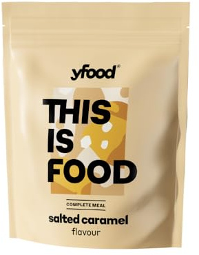 yfood Salted Caramel, Pulver Trinkmahlzeit, 12 Mahlzeiten á 400kcal, 25g Protein