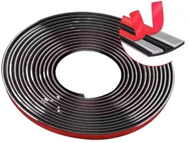 Tiras de sellado tipo T for coche, 35 mm x 1 m, de goma, for techo corredizo, parabrisas, protector de ventanas, cinta aislante acústica(35mm)