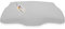 DUKAL | Bezug für Derila (Queensize) Memory Foam Kopfkissen | 30 x 50 cm | aus hochwertigem DOPPEL-Jersey | 100% Baumwolle | Farbe: grau