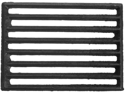 SEWACC Kaminrost aus Eisen Rechteckiger Grillrost Hitzebeständiger Ofenrost 235X175cm Grillzubehör für Holzöfen und Outdoor Grills