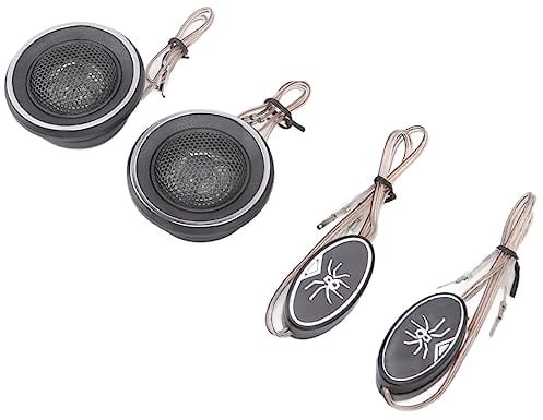 Cuifati 2 Stück Auto-Kalottenhochtöner, 150 W, 4 Ohm, Eingebaute Kondensatoren, Einfache Installation für Auto-Audiosysteme