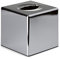Taschentuchspender, rechteckig oder quadratisch, Chrom-Finish, Square/Cube