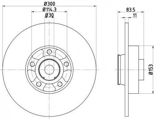 TMD Friction Services 92233103 Bremsscheibe