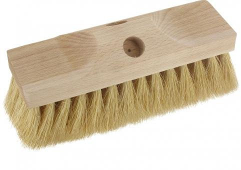 Teerbesen 22cm,14x7 Reihen, Sattelholz, Naturborsten