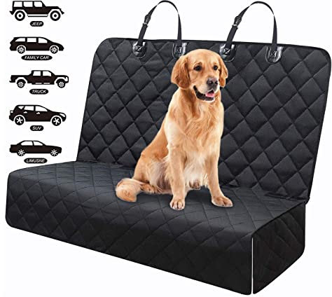 Fityou Hunde Autoschondecke, Wasserdicht Hundedecke Auto Rückbank, Anti-RutschHundedecke für Kofferraumschutz, 600D verdicktes Oxford, Fit für alle Autos, 137x124.5 cm