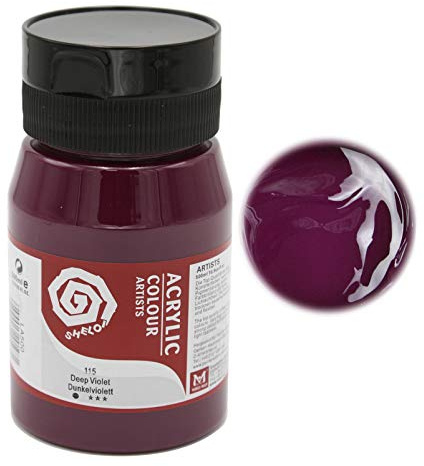 ARTIST Künstler- Acrylfarbe, hochpigmentierte Top-Qualität in 500 ml Vorratsgebinde 11 dunkelviolett