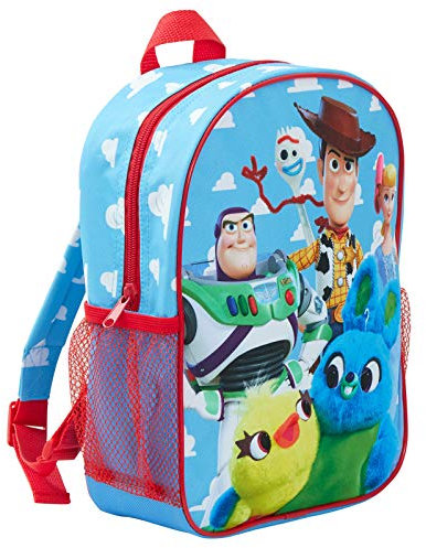 Jungen Mädchen Toy Story Rucksack Kinder Buzz Woody Schule Kindergarten Rucksack Lunchtasche, Toy Story 4, Einheitsgröße
