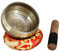 Gandhanra Cuenco clásico nepalés de 9,4 cm a 14,5 cm con mantra de budismo tibetano, cuenco tibetano, meditación, chakra, cuenco curativo (9,5 cm)