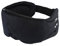 INF Schlafmaske mit integrierten kabellosen Kopfhörern, Bluetooth 5.0, schwarz, Augenmaske mit Wireless Kopfhörern, Schlafbrille mit Musik, Headset für Reise