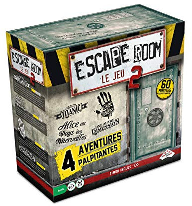 RIVIERA GAMES Escape Room Le Jeu 2 - Coffret 4 Aventures Coffret n°2