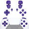 eXtremeRate D-Pad R1 L1 R2 L2 Gatillos Share Options Acción Reemplazo Botones Completo para ps5 Control Teclas de Repuesto Botón Compatible con ps5 Control BDM-030/040/050 Modelo(Violeta)
