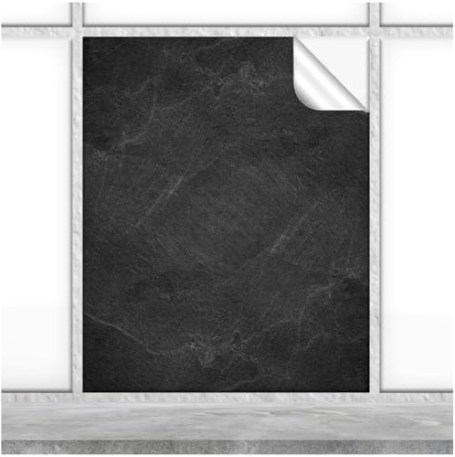 FoLIESEN - Fliesenaufkleber 20x25 cm | Deko-Aufkleber für Küche & Bad | Fliesen-Folie zum Aufkleben | Black Slate, .:10 Stück
