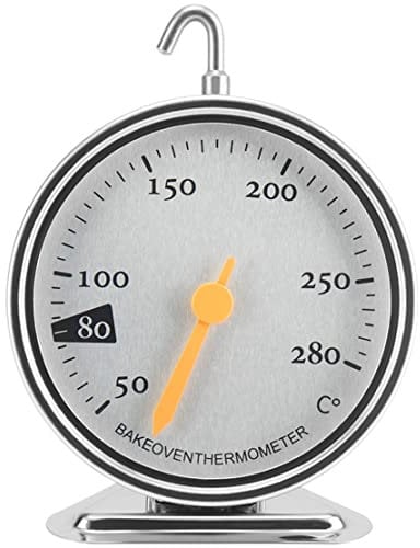 JZK Termometro da Forno in Acciaio Inossidabile per Ventilatore/Aga/Gas, Monitor Temperatura Cucina, Calibro di Temperatura, Sostituzione Termostato