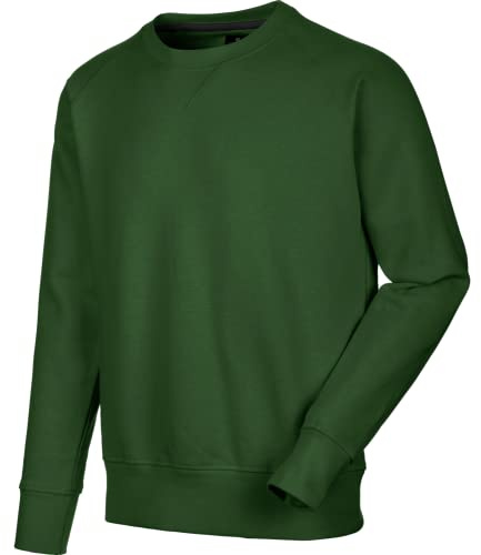 WÜRTH MODYF Sweatshirt Job+ für Herren & Damen in Grün - moderner Arbeitspullover, perfekt für Handwerk, Werkstatt, Arbeiten im Freien - in den Größen 3XL