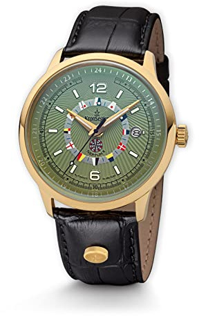 Kronsegler Neptun II Automatikuhr Gold-Pacific