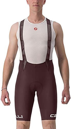 CASTELLI 4523001-625 Free Aero RC Classic BIBSHORT Men's Shorts Deep Bordeaux/Ivory M