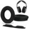 Premium Sennheiser Replacement Ear Pads & Headband - Compatible with HD 650/600, 660S, HD6XX, HD58X, Jubilee & HD580 - Velour/Foam, 1 Pair