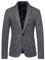 Tweed Anzug Herren Einfachheit Retro Einfarbig Longsleeve Anzug Herren Slim Fit Revers Eine Taste Mit Taschen Blazer Herren Business Casual Arbeit Anzug Jacke Männer B-Grey2 3XL