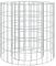 vidaXL Gabion Foyer Extérieur Cheminée Portable Mur Brasero Patio Brasero Grand Camping Chauffe pour Terrasse de Jardin Ø 50 cm Fer Galvanisé