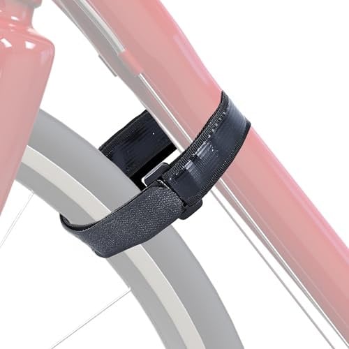 PRO BIKE TOOL Spanngurt für Fahrradträger - für moderne Fahrräder - max. Abstand zwischen Felge und Unterrohr ca. 20 cm - aus starkem Textil - ideal für alle Fahrradträger - Schwarz