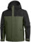 Pioneer Camp Veste de pluie pour homme - Imperméable et respirante - Avec capuche - 4 poches, Armée Verte, M