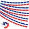 DKINY 2PCSx8M Guirlandes Drapeau Français 2x30 Drapeaux de la France Décoration Sports Internationaux pour Football Deco Extérieur Intérieur Maison Bar Rue
