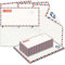 gisgfim 72 Stück #10 Business Size Vintage Luftpost Briefpapier Set (36 linierte Blätter + 36 passende Umschläge), Luftpost-Papierumschläge, Briefpapier, Briefpapier, für Briefschreiben, Einladungen,