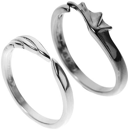 GALPADA 2stücke Ringe Angel Devil Verstellbare Schmuckringe Für Für Valentinstag Und Besondere Anlässe Teiliges