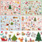324 Aufkleber Weihnachten, SILARLAIT Sticker Weihnachten und Winter für Kinder, Weihnachtsstickers für Karten Scrapbooking Tagebuch Fotoalben Fotoalbum Geschenk Verpackung, Weihnachtsdeko