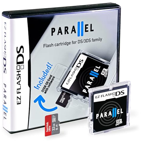 Bit Odyssey EZ Flash Parallel Flash Cartridge for DS 3DS Family + 32GB SD Card