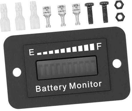 CIYODO 1set Golf Cart Battery Gauge Battery Power Indicator Electric Car Forklift Displaying Tool