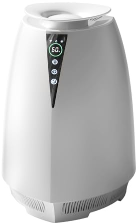 Smart Humidifier and Air Purifier for Bedroom, 5L Large Capacity, App Control, HEPA Filter, White