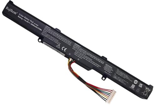 Rsjfhzm 2600mAh A41X550E A41-X550E Laptop Ersatz Akku für Asus X550E X750J | Kompatibel zu Asus X751L X751M F751L F751MA F751M F751S F751LJ F751N F751Y K751L K751LJ R752 R752L R751J R751L R751LN Series