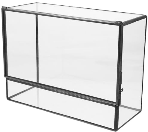 EPIGEIST Pflanzenterrarium Glasbehälter Tischterrarium Öko Moos Landschaft Behälter Selbstgemacht Kleiner Ökosystem für Zuhause Büro Terrasse