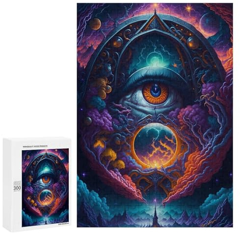 Kreative Auszeit – Eye of The Universe -11, 300 PCS, Puzzlebild Zum Ausstellen, Saisonale Wohndekoration – Für Puzzlefans Mit Freude An Details