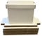 Max Protection Short Comic Book Storage Boxes - Holds 150-175 Books, Ideal for Home Storage, Stackable - Set of 5, White
