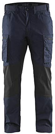 Blaklader 14591845 Service Hose dehnen, Dunkelmarine/Schwarz, grootte D116