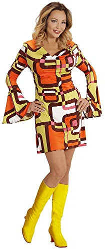 W WIDMANN MILANO Party Fashion - Kostüm Disco Style 70er Jahre, Tubes, Kleid, Dancing Queen, Faschingskostüme