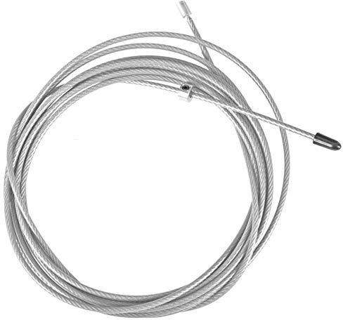 Bader Bros. hold fast Ersatzseil für Springseil 2,5mm (3/32 Zoll) Durchmesser, Länge 320 cm / 125 Zoll, Speedrope, Jumprope, Ersatzseil (transparent)