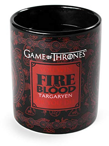 Game of Thrones SCMG24715 Mug, Noir/Rouge