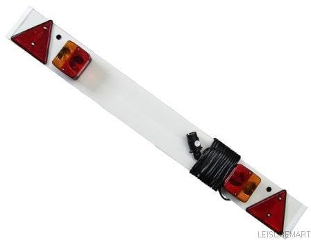 leisure MART Trailer lighting board 4ft with 10 metres cable with mounting holes Part no. LMX478