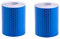 BigTron Nastro adesivo riflettente, di alta qualità, resistente alle intemperie, 2 rotoli da 5 cm x 3 m (blu)