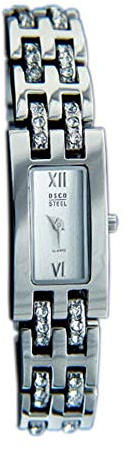 OSCO Steel Damen-Armbanduhr Analog Quarz mit Edelstahlarmband 3965