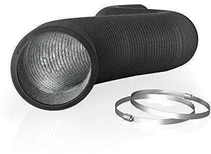 AC Infinity Flexible 200mm Aluminiumleitung, Hochleistungs-Vierschichtschutz, 2.5m lang zum Heizen, Kühlen, Lüften und Ablassen