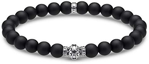 Thomas Sabo Armband Ornament schwarz 925 Sterling Silber A1942-704-11-L20