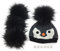 Furryvalley Pompon Kunstfell 4 Stück Stricksets Handarbeiten DIY Handwerk Bommel für Strickmütze Schals mit Druckknopf abnehmbar Häkeln Stricken Verzierungen Zubehör 16cm Extra Groß (Schwarz)